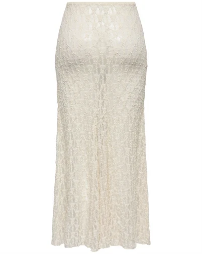 Only - ONLAya Lace Long Nederdel - Birch